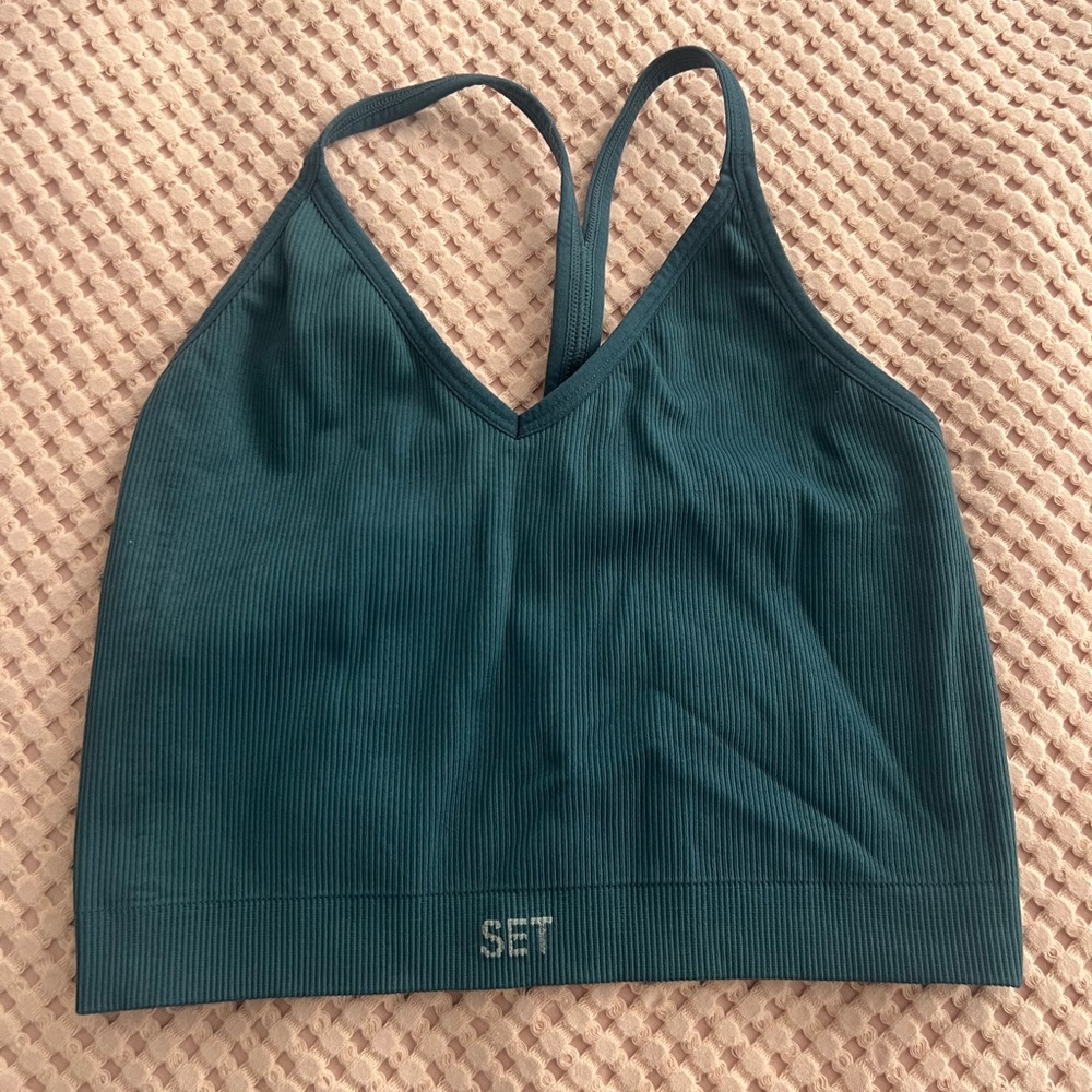 Set Active Sculptflex Ribbed V Bra